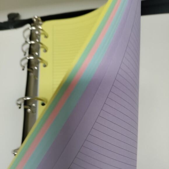 Franklin Planner Leather Nylon Padfolio Organizer w/Handles Black 7 Ring 13 x 11 - Picture 14 of 16